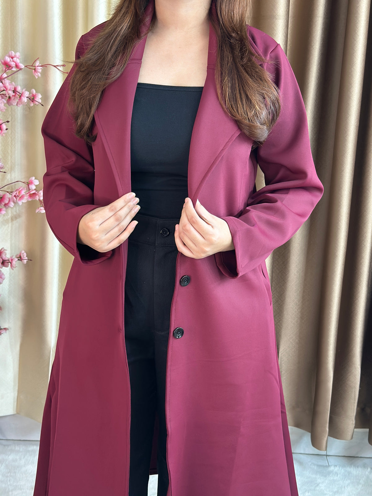 Rust Longline Coat Green