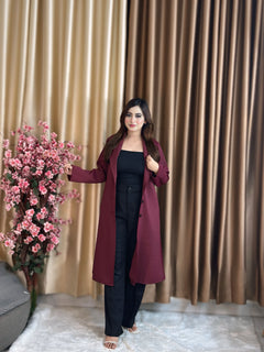 Rust Longline Coat Green
