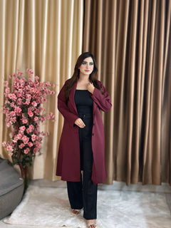 Rust Longline Coat Green