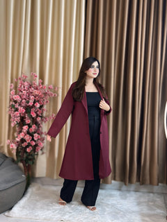 Rust Longline Coat Green