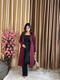 Rust Longline Coat Green