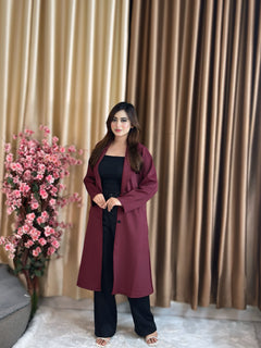 Rust Longline Coat Green