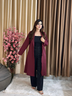 Rust Longline Coat Green