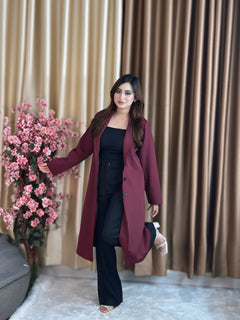 Rust Longline Coat Green