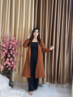 Rust Longline Coat