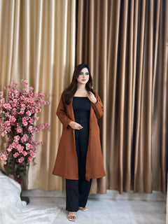 Rust Longline Coat