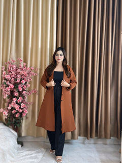 Rust Longline Coat