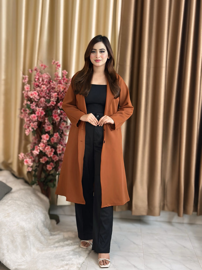Rust Longline Coat