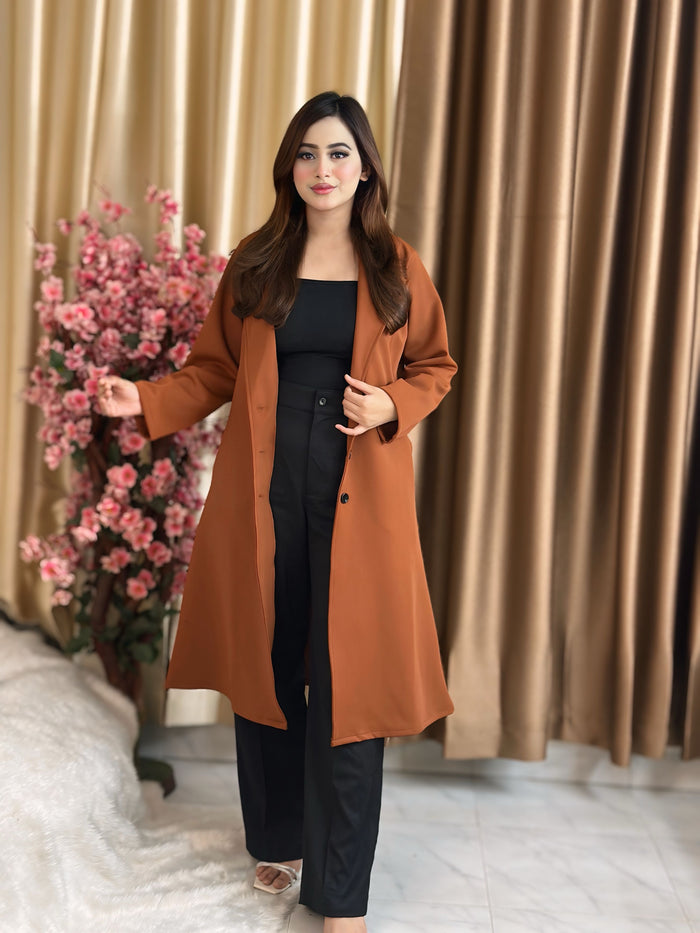 Rust Longline Coat